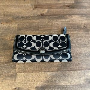 Coach Wallet with Checkbook Cover